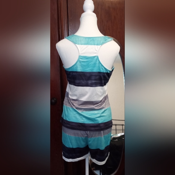 🌞Colorblock Tank and Shorts Set - Picture 2 of 4